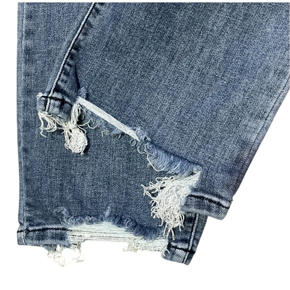 Judy Blue Susie Distressed Straight Mid-Rise Jeans Plus Size 14W NWT - Picture 4 of 16